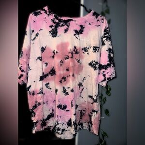 PINK Tie-Dye Women's Top